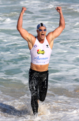 Chris Allum oont Surf Race