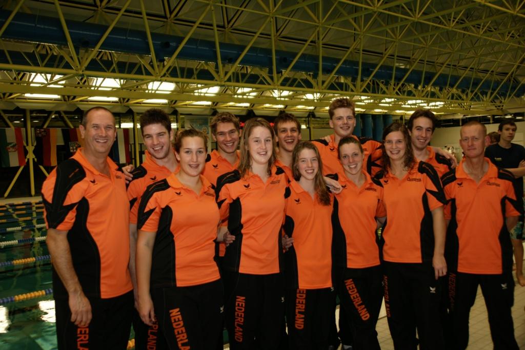 Teamfoto Life Saving Team Nederland - Warendorf 2010