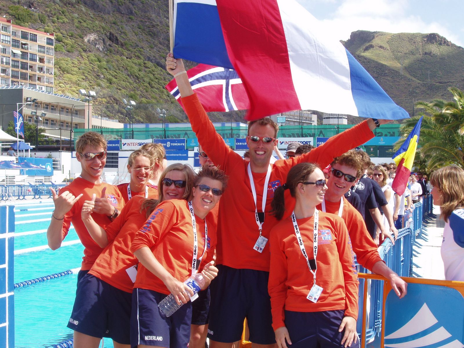 Jeroen Koster - Vlaggendrager Nederlands Team - EK 2007 - Tenerife