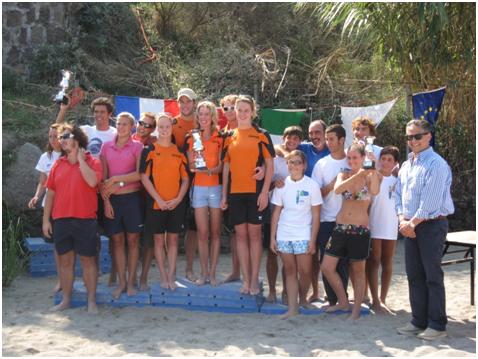 Het Nederlandse Life Saving Team oppermachtig in Ischia
