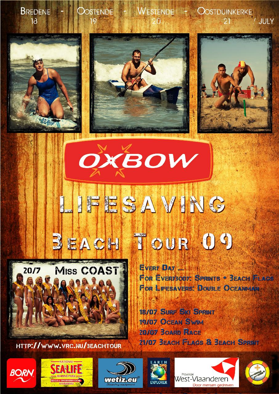 Oxbow Life Saving Beach Tour 2009 Poster