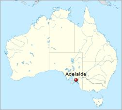 Locatie Adelaide